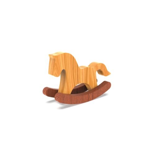 Little wooden swing horse - Image 2