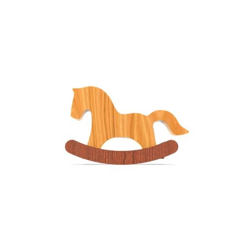 Little wooden swing horse - Image 3